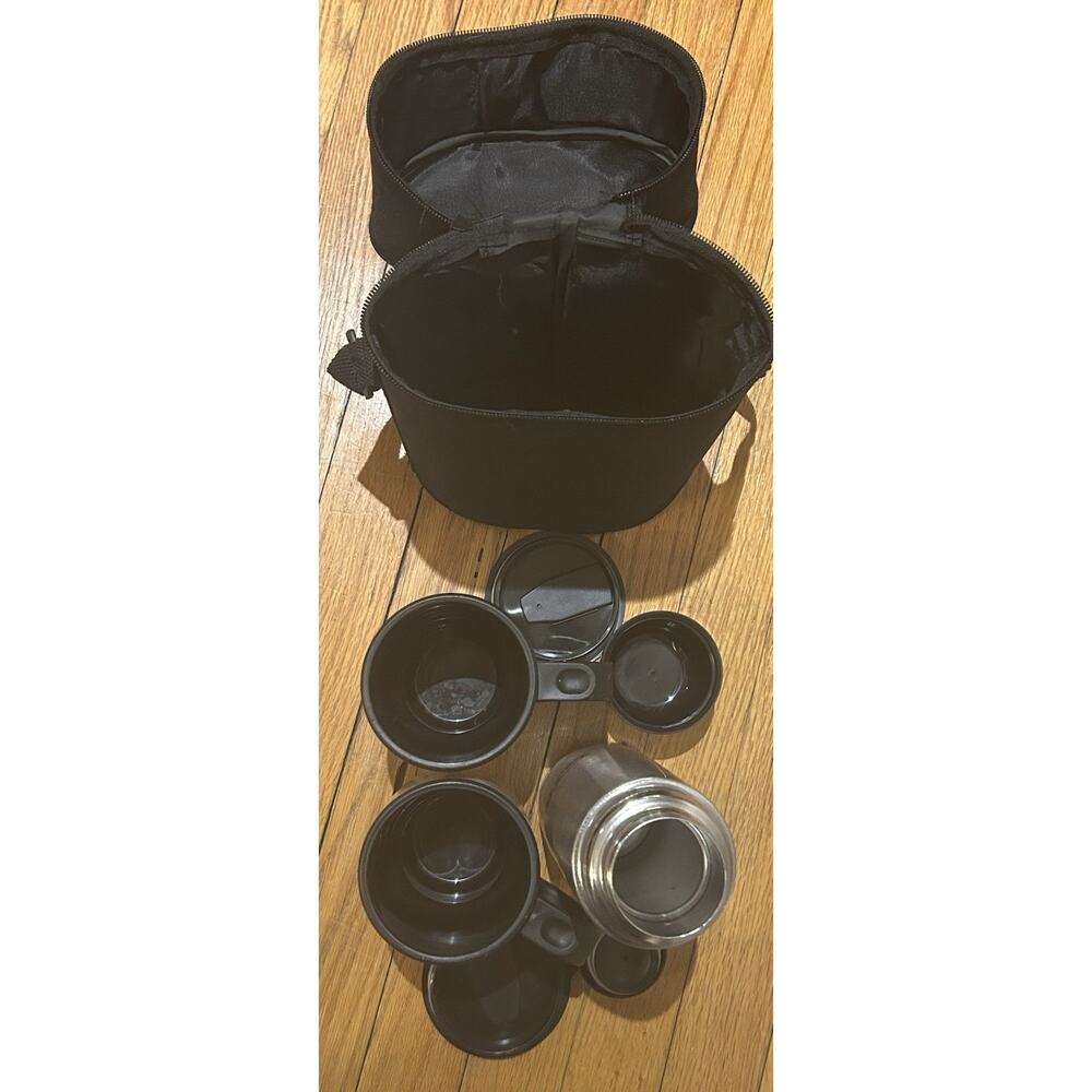 Set of 3 Stainless Steel Vacuum Sealed Mugs and Thermos - Picture 4 of 5